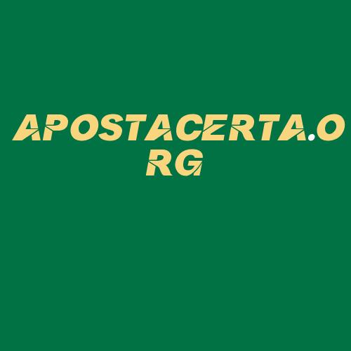 Logo da APOSTACERTA.ORG